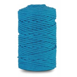 Sznurek bawełniany z rdzeniem niebieski 100m 3mm