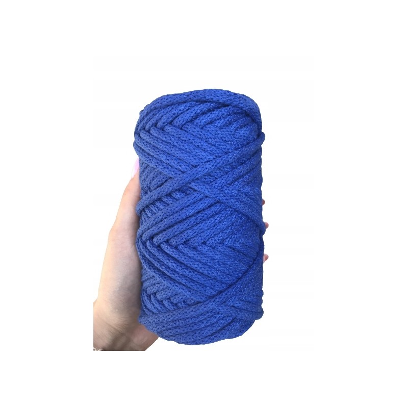 Sznurek bawełniany rdzeń ciemny niebieski 50m 3mm